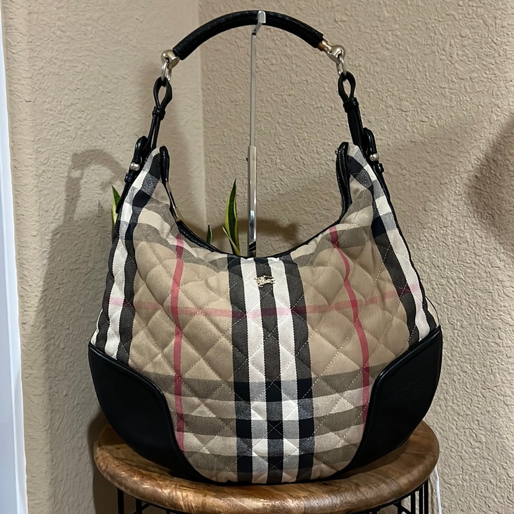 BURBERRY CANVAS HOBO